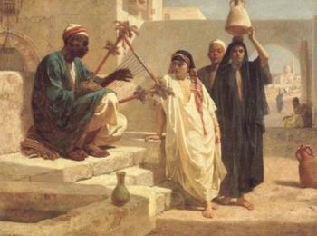 Arab or Arabic people and life. Orientalism oil paintings  249